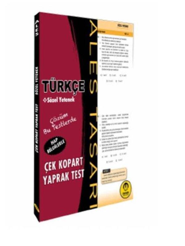 ALES Türkçe Yaprak Test - Tasarı Akademi - Image 1