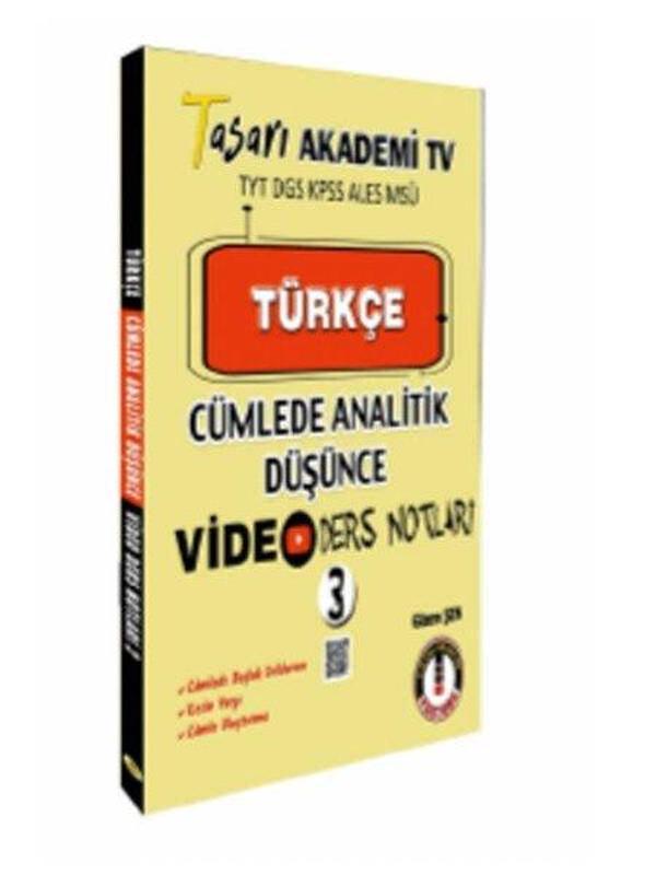 Türkçe Cümlede Analitik Video Ders Notları - 3 - Tasarı Akademi - Image 1