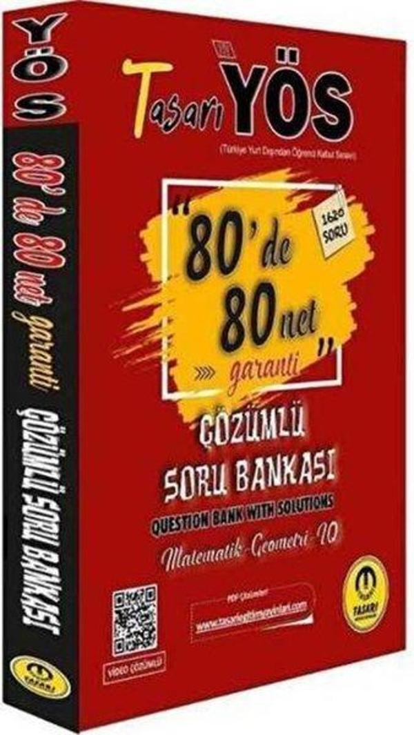 YÖS Matematik Geometri 80 De 80 Net Garanti Soru Bankası - Tasarı Akademi - Image 1
