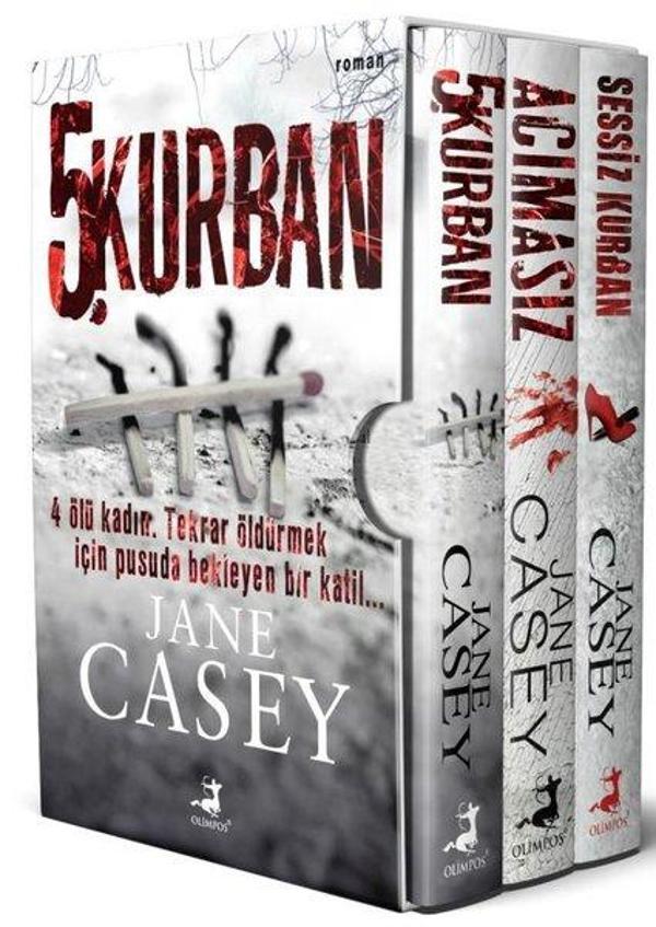 Jane Casey Maeve Kerrigan Serisi 1 - 3 Kitap Takım - Kutulu - Olimpos Yayınları - Image 1
