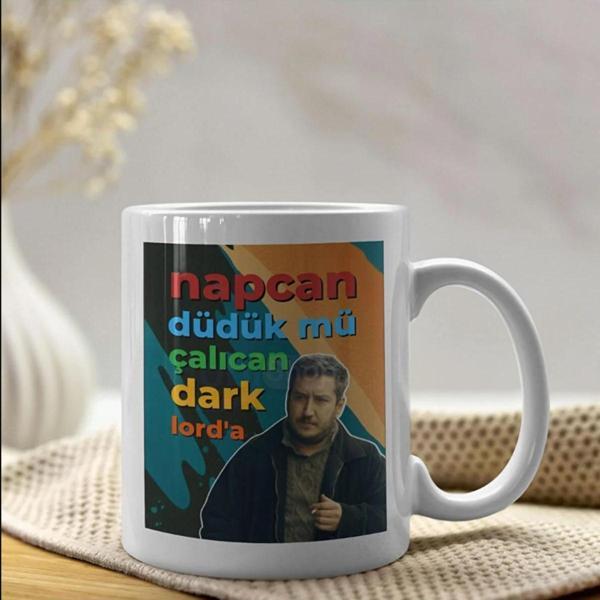 My Retail Gibi Dizisi Yılmaz Ve İlkkan Motto Porselen Kupa Bardak - Image 1