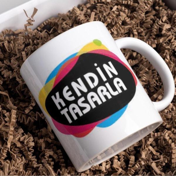 Nobbystar Kendin Tasarla Beyaz Porselen Kupa - Image 1