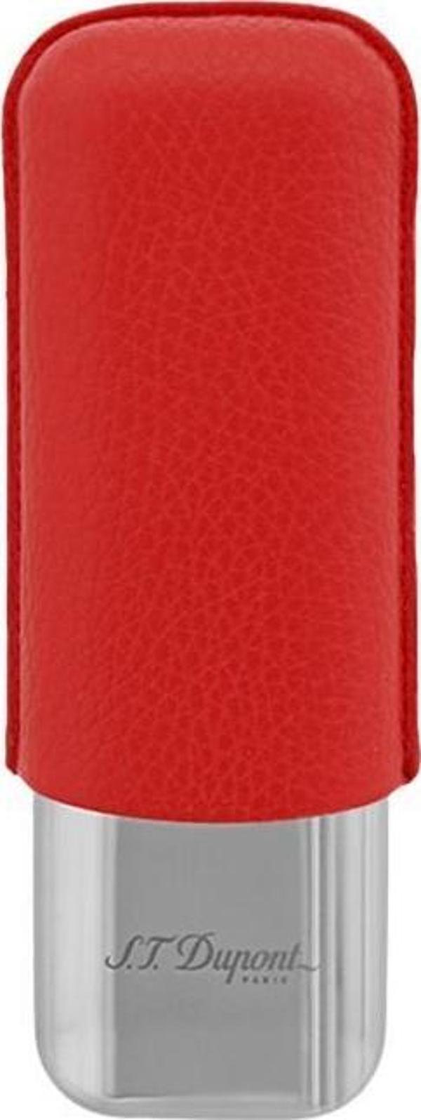 S.T. Dupont Kırmızı İkili Puro Kılıfı 183268 - Image 1