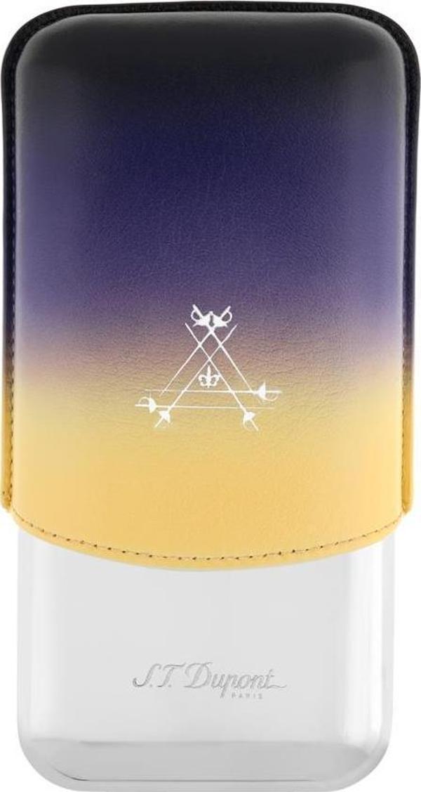 S.T. Dupont Monte Cristo La Nuit Blue Üçlü Puro Kılıfı 183035 - Image 1