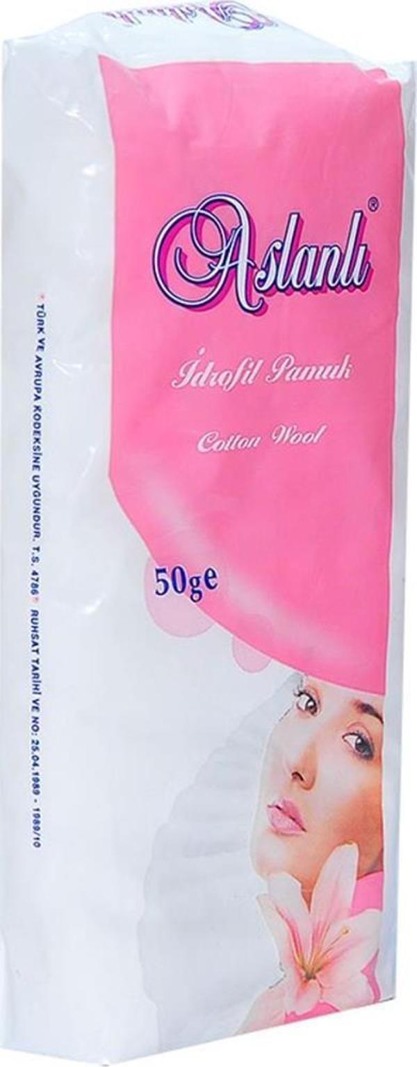 Aslanlı İdrofil Pamuk 50  gr Mini Paket Cotton Wool - Image 1