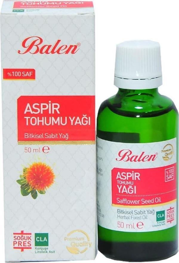 Balen Saf Aspir Tohumu Yağı 50 ML Doğal Saf Distilasyon %100 - Image 1