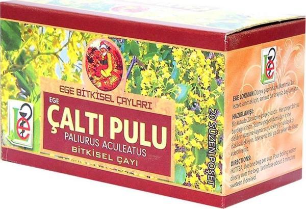 Ege Lokman Bitkisel Çayları Çaltı Pulu Bitki Poşet Çayı 20x1.5G - Image 1