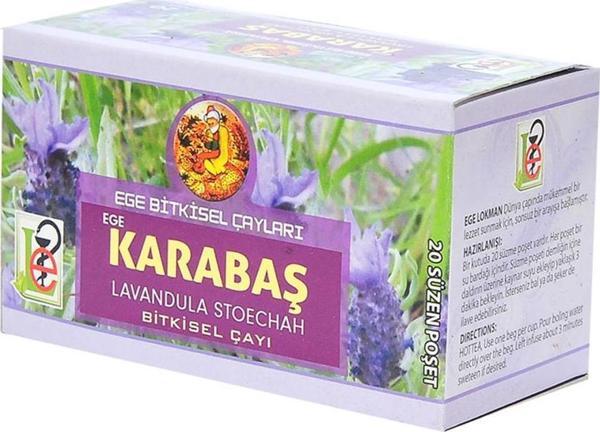 Ege Lokman Bitkisel Çayları Karabaş Otu Bitki Çayı 20 Poşet Çay - Image 1