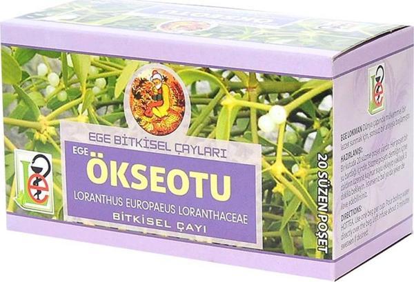Ege Lokman Bitkisel Çayları Ökse Otu Bitki Çayı 20 Süzen Poşet - Image 1