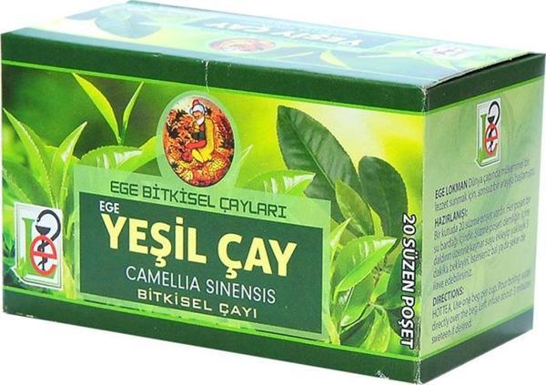 Ege Lokman Bitkisel Çayları Yeşilçay Bitki Çayı 20 Süzen Poşet - Image 1
