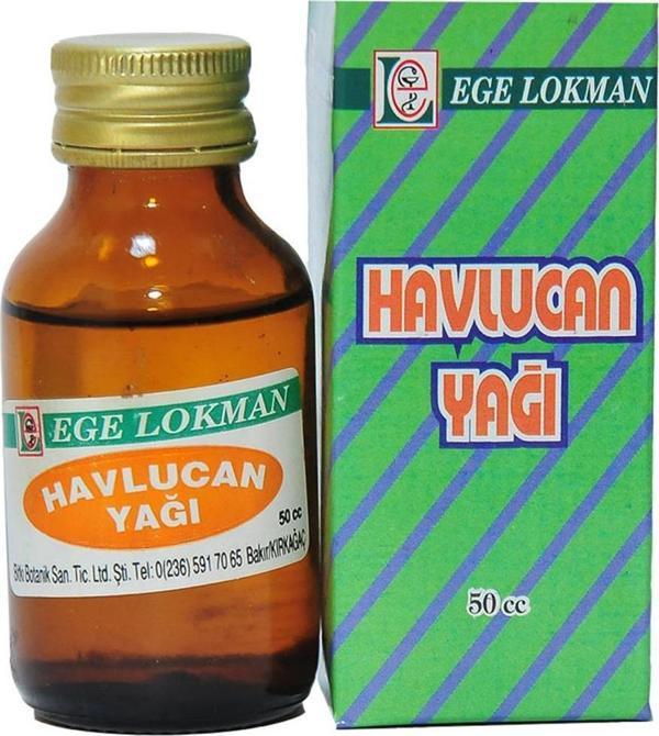 Ege Lokman Havlucan Yağı Doğal Havlıcan Yağı Organik 50CC - Image 1
