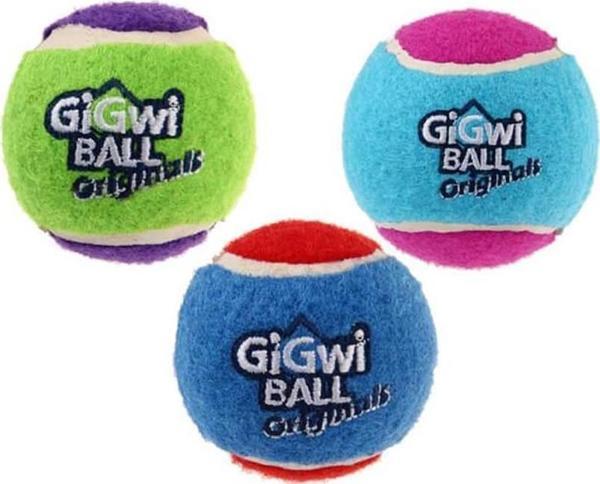 6120 Gigwi Ball Tenıs Topu 3 Lü 4 Cm Köpek Oyun. - Image 1
