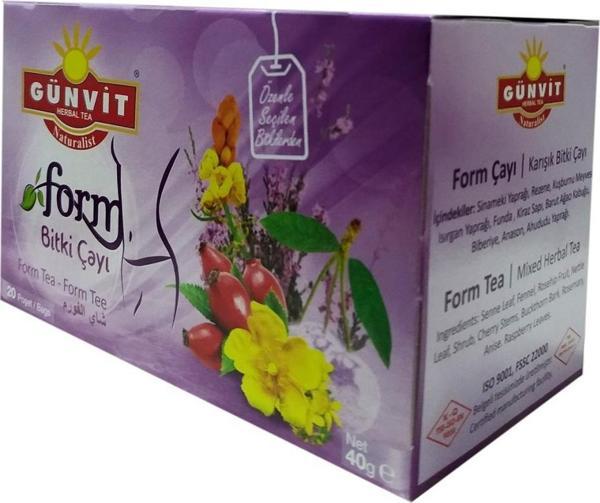 Günvit Naturalist Form Bitki Süzen Poşet Çay 20 x 2  gr - Image 1