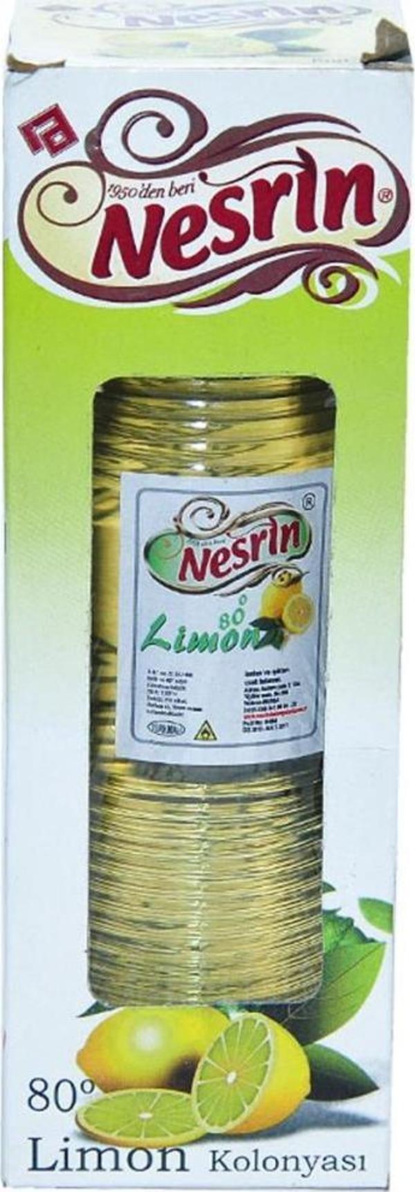 Nesrin Kutulu Limon Kolonyası 400ML 80 Derece Pet Şişe - Image 1