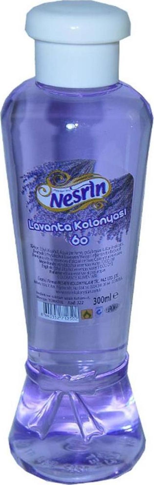 Nesrin Lavanta Kolonyası 60 Derece 300ML Pet Şişe - Image 1