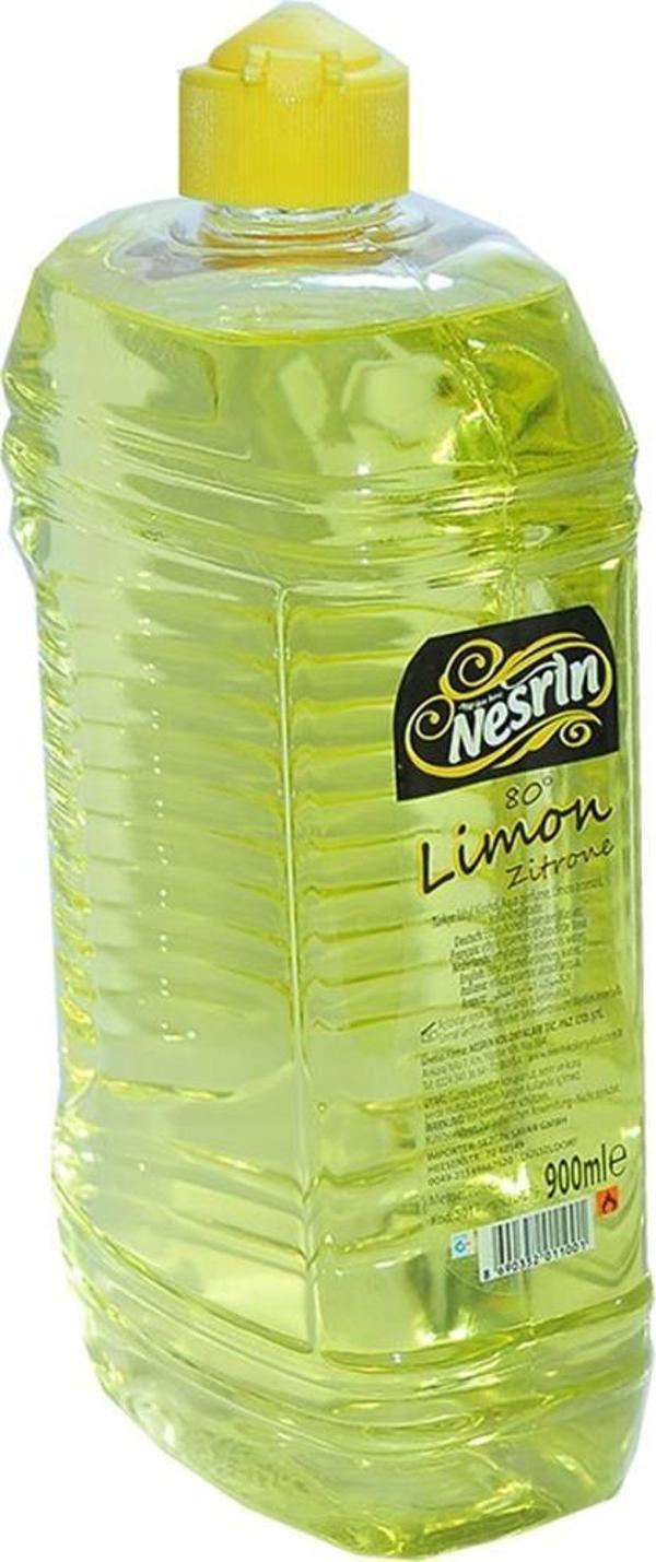 Nesrin Limon Kolonyası 900ML 80 Derece Pet Şişe - Image 1
