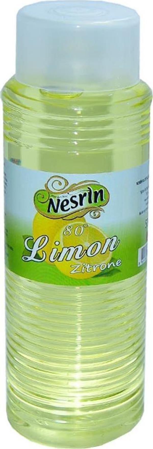 Nesrin Limon Kolonyası Zitrone 80 Derece 500 ML Pet Şişe - Image 1