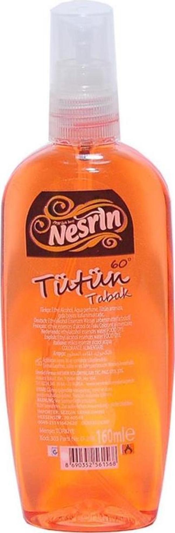 Nesrin Tütün Kolonyası 160ML 60 Derece Pet Şişe Sprey - Image 1