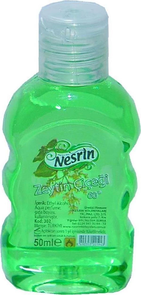 Nesrin Zeytin Çiçeği Kolonyası 50ML 60 Derece Pet Şişe - Image 1