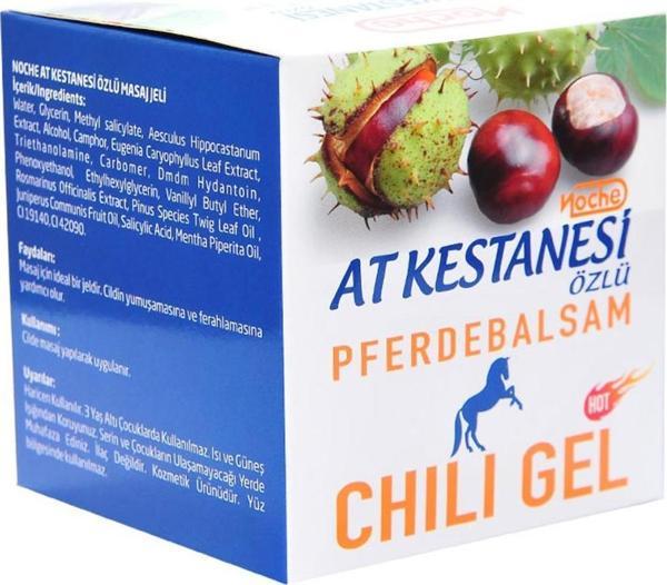 Noche At Kestanesi Özlü Masaj Jeli 500ML Hot Chili Gel Balsam  - Image 1