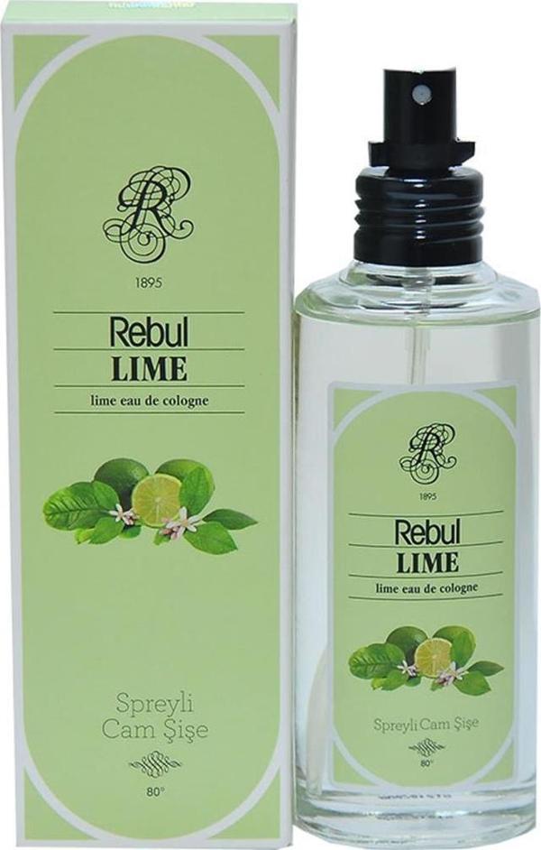 Rebul Limon Kolonyası Sprey 80 Derece 100 ML Lime Eau De Cologne - Image 1