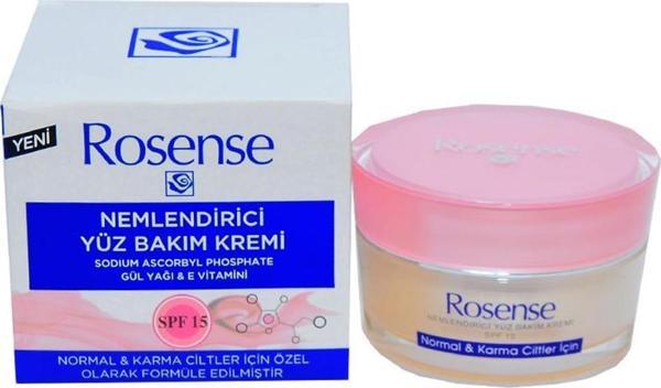Rosense Gül Yağı E Vitaminli Nemlendirici Yüz Kremi 50ML Normal - Image 1