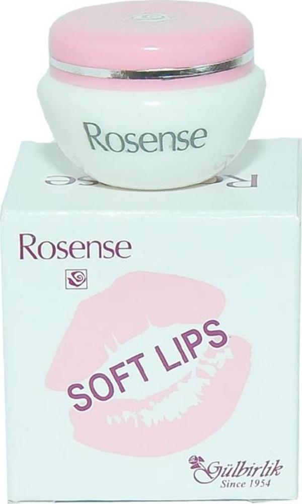 Rosense Gülbirlik Soft Lips Dudak Bakım Kremi 5ML Dudak Vazelini - Image 1