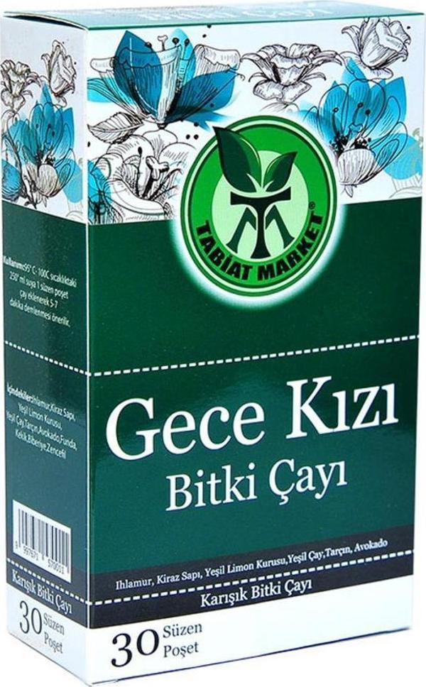 Tabiat Market Gece Kızı Karışık Bitki Süzen Poşet Çayı 30 x 2  gr - Image 1