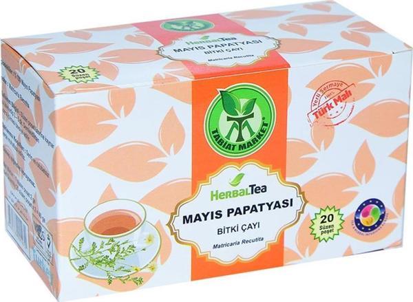 Tabiat Market Herbal Tea Mayıs Papatyası Bitki Çayı Matricaria Recutita 20li - Image 1