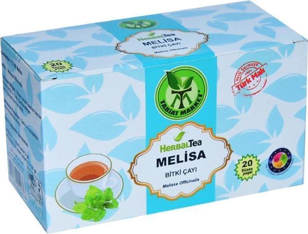 Tabiat Market Herbal Tea Melisa Bitki Çayı Melissa Officinalis 20 Poşet Çay - Image 1