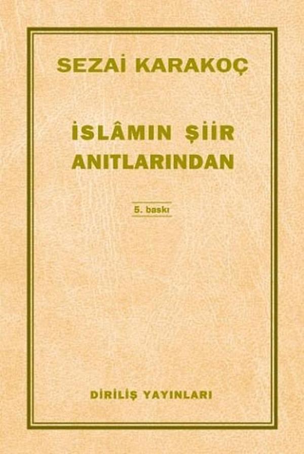 İslamın Şiir Anıtlarından - Diriliş Yayınları - Image 1
