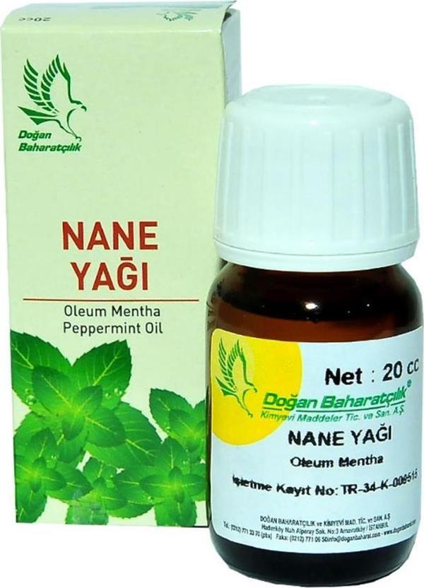 Doğan Baharatçılık Nane Yağı 20 cc ml Doğal Cam Şişe - Image 1