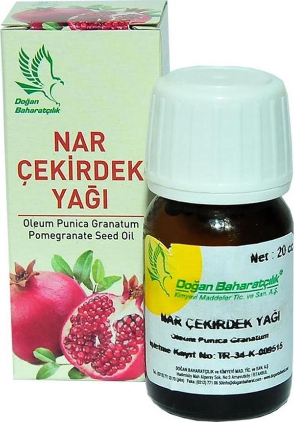 Doğan Baharatçılık Nar Çekirdeği Yağı 20 ML Doğal Saf Cam Şişe - Image 1