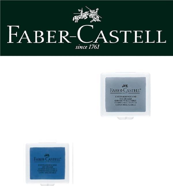 Faber-Castell Hamur Silgi 2'li (Lacivert, Gri) - Image 1