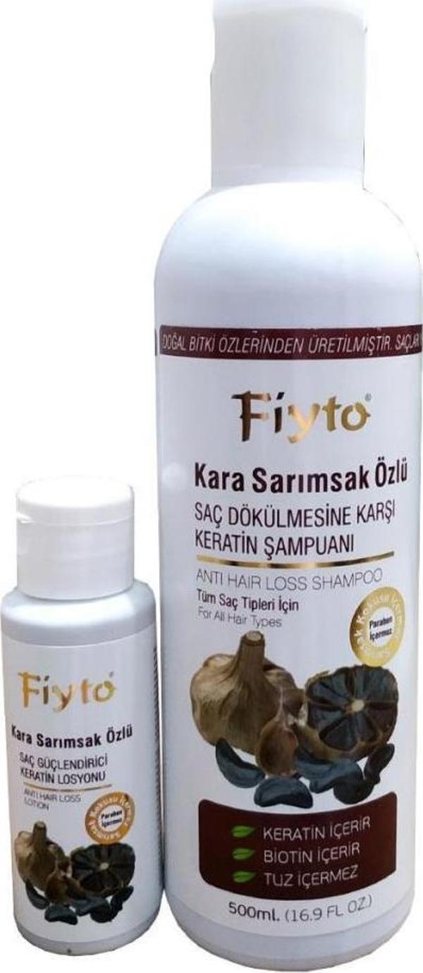 Fiyto Kara Sarımsak Özlü Şampuanı 500 ML - Image 1