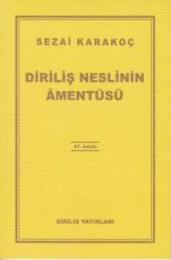 Diriliş Neslinin Amentüsü - Diriliş Yayınları - Image 1