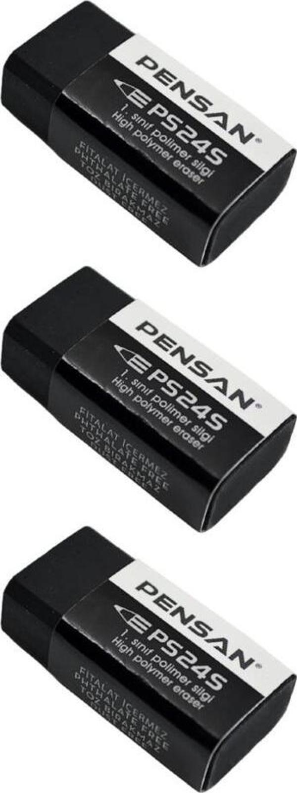 Pensan Siyah Silgi 3 Adet (Ps 24S) - Image 1