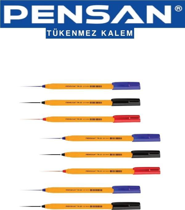 Pensan Tr-23 Tükenmez Kalem Karışık 8'li Set - Image 1