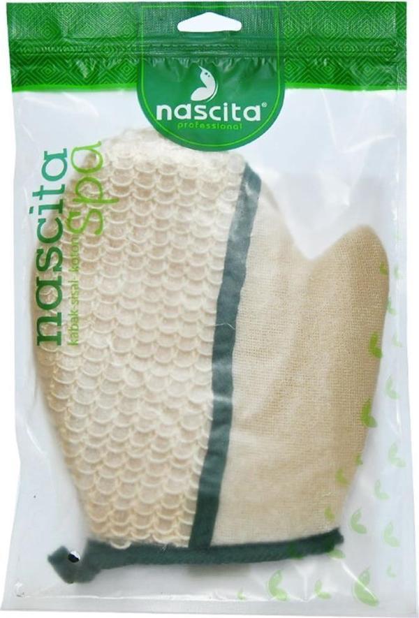 Nascita Sisal Eldiven Lif Kese Doğal Sisal Lifli 18CM x 20CM - Image 1