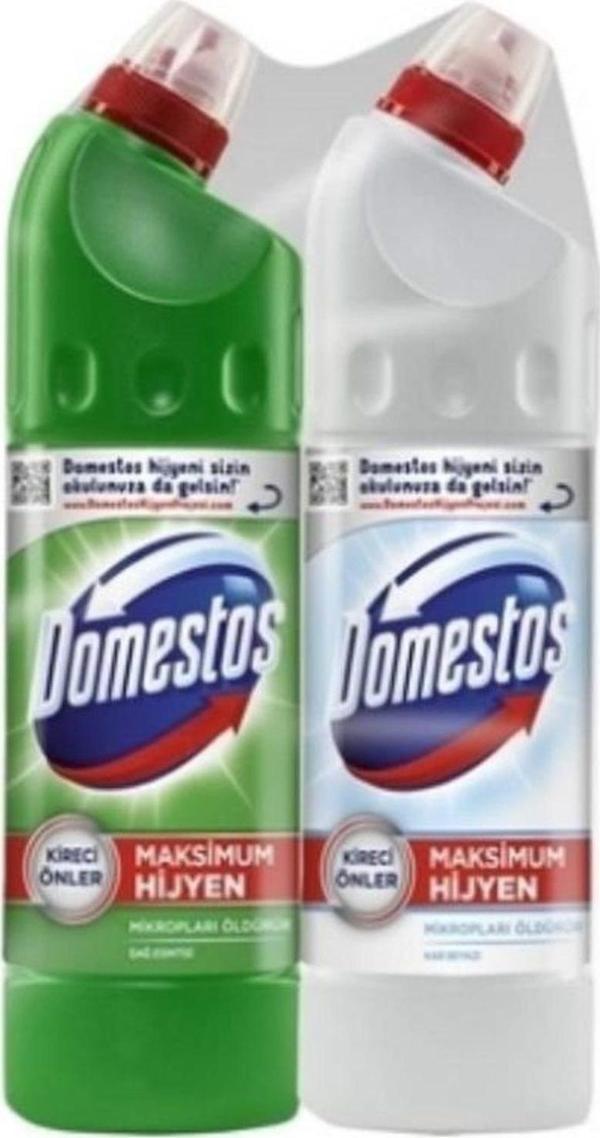 Dağ Esintisi + Domestos Kar Beyaz Çamaşır Suyu COPACK 9X1500ML - Image 1