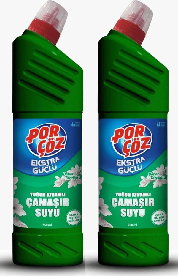 Yoğun Kıvamlı Çamaşır Suyu Bahar Tazeliği 750 ml x 2 adet - Image 1