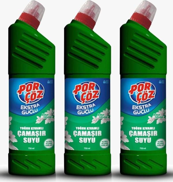 Yoğun Kıvamlı Çamaşır Suyu Bahar Tazeliği 750 ml x 3 adet - Image 1