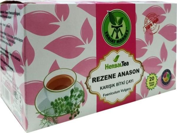 Tabiat Market Herbal Tea Rezene Anason Karışık Bitki Çayı 20 Süzen Poşet - Image 1