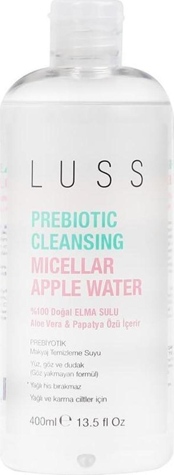LUSS Prebiotic Cleansing Micellar Doğal Elma Suyu 50014 - 400ML - Image 1