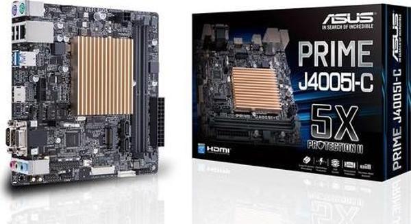 Asus Prime J4005I-C Intel J4005  DDR4 2400 MHz Celeron J4005 CPU Mini ITX Anakart - Image 1