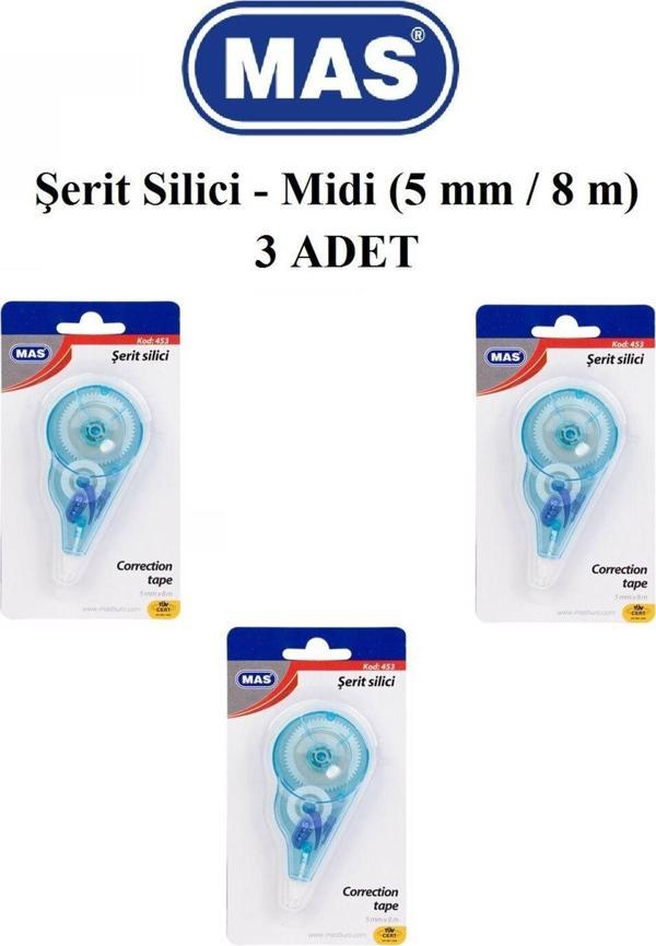 Mas Şerit Silici 5 Mm X 8 Metre 3'lü Set - Image 1