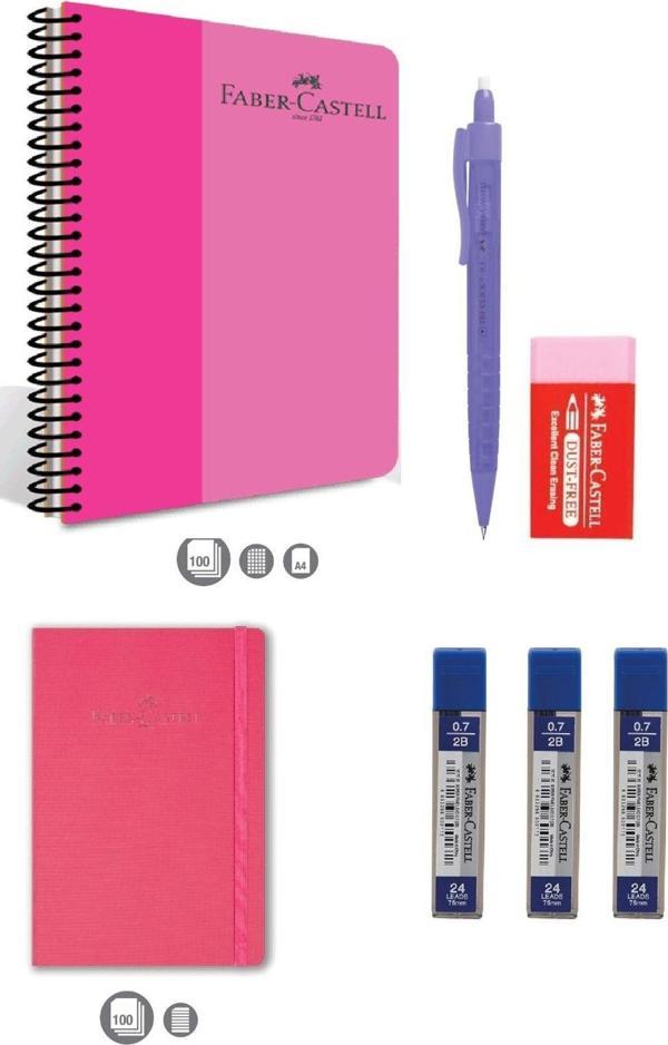 Faber-Castell Mor Defter Seti - Image 1