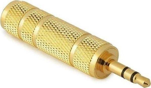 LongMoon TD1 Kablo Jak Dönüştürücü - Jack Gitar Çevirici dişi 6.5mm - erkek 3.5mm - Image 1