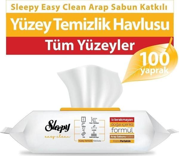 Easy Clean Arap Sabunu Katkılı Yüzey Temizlik Havlusu 100 Yaprak - Image 1