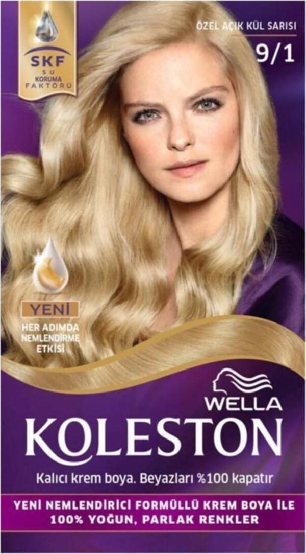 Koleston Set Özel Açık Kül Sarısı Saç Boyası 9/1 - Image 1